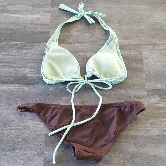 Light Blue Chocolate Bikini Set - Picture 2 of 4